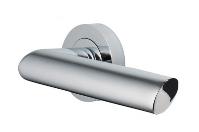 Door Handles Vision Designer Avior Lever on Round Rose Polished Chrome 5202